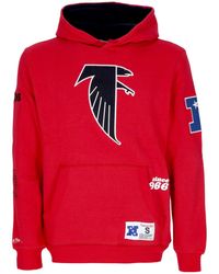 Mitchell &amp; Ness - Sudadera Con Capucha Para Hombre Nfl Team Origins Sudadera Con Capucha Polar Atlfal - Lyst