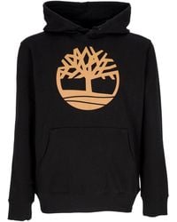 Timberland - Sudadera Con Capucha Y Logo De Arbol Para Hombre Negro/Bota De Trigo - Lyst