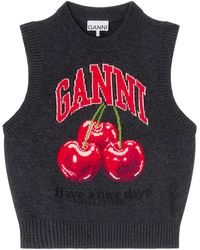Ganni - Jassen Grijs - Lyst