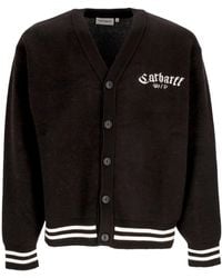 Carhartt - Cardigan Homme Onyx Cardigan Noir/Cire - Lyst