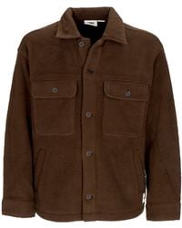 Obey - Padded Shirt Thompson Shirt Jacket Java - Lyst