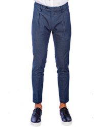 Michael Coal - Pantalones Capri Con Pences Effet Denim Frederick 1107 W298 - Lyst