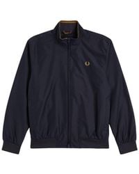 Fred Perry - Blauwe Jassen - Lyst