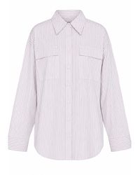 Akep - Oversize Striped Shirt - Lyst