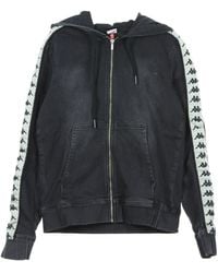 Kappa - Bredei Band Herren-Kapuzenpullover Mit Reibverschluss - Lyst