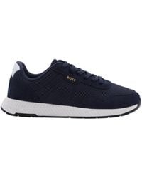 BOSS - Titanium_Runn_Mebisd Sneakers - Lyst