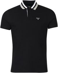 Barbour - Pique Con 3 Colores Negro Bco Gris Mml1069 Bk31 Nero - Lyst
