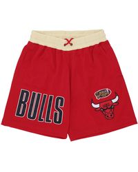 Mitchell &amp; Ness - Short De Basket-Ball Pour Hommes Nba Team Og 2.0, Court A La Mode, Logo Vintage, Couleurs Originales De L'Equipe Chibul - Lyst