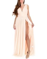 Sophie Haute Couture - Long Dress With Slit - Lyst