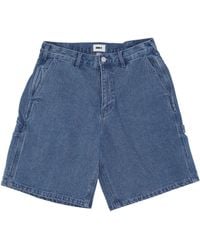 Obey - Bigwig Denim Carpenter Short Herenjeans Lichtindigo - Lyst