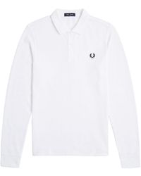 Fred Perry - Wit T-Shirt En Polo - Lyst