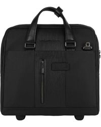 Piquadro - Trolley Herenmap Bv4729Br2-N Zwart - Lyst