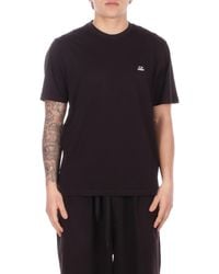 C.P. Company - T-Shirts En Polo Zwart - Lyst