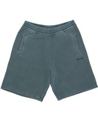 Carhartt - Pantalon De Survetement Court Duster Sweat Short Discovery Vert Teint En Piece Pour Hommes - Lyst