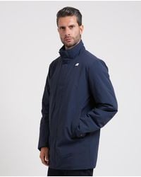 K-Way - Blauwe Jassen - Lyst
