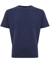 Colombo - T-Shirt En Soie Melangee , Encre Bleue - Lyst