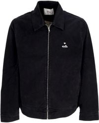 Arte' - Jacket Jeans Hart Logo Jas Zwart - Lyst