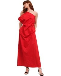 PDR - Vestido De Mujer Con Escote Omeral - Lyst