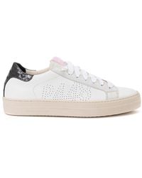 P448 - Thea Dark Turnschuhe Aus Leder - Lyst