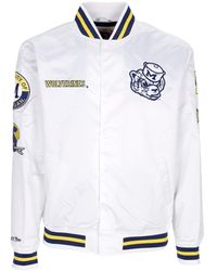 Mitchell &amp; Ness - Herren Bomberjacke Ncaa Hometown Lw Satinjacke Micwol - Lyst
