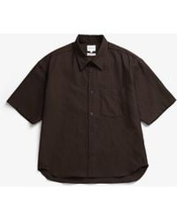 Norse Projects - Ulriken Oversized Cotton Linen Twill Ss Camisa - Lyst