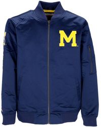 Mitchell &amp; Ness - Bomber Jacket Ncaa Lightweight Satin Bomber Micwol - Lyst