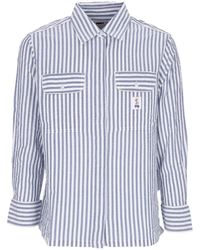 Obey - Elena Shirt Matching Sets Shirt Met Lange Mouwen Lichtblauw Multi - Lyst