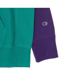 Champion - Lichtgewicht Sweatshirt Met Ronde Hals Herensweatshirt Met Ronde Hals Blauwgroen - Lyst