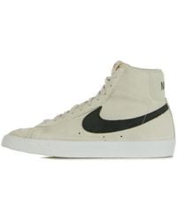 Nike - Blazer Mid 77 Suede Lt Orewood Brn/Noir/Blanc Chaussure Haute Homme - Lyst