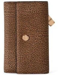Borbonese - Wallet Op Natural/Nero - Lyst