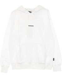 Propaganda - Lichtgewicht Sweatshirt Met Capuchon Voor Ribs Hoodie Wit - Lyst