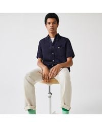 Lacoste - Shirts Blu - Lyst