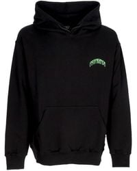 Propaganda - Lichtgewicht Herensweatshirt Met Capuchon Triangle Panther Hoodie Zwart - Lyst
