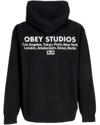 Obey - 'Hoodie Studios Hoodie Fleece - Lyst