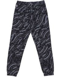 Octopus - Lange Deco Joggingbroek Zwart - Lyst
