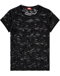 DIESEL - Chemise Brodée De Dentelle - Lyst