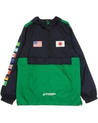 Huf - Pull-On Windbreaker Flags Anorak-Jack Voor Franse Marine - Lyst