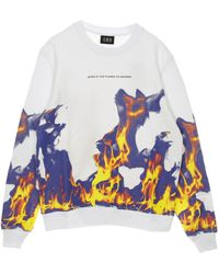 IHS - Sudadera Ligera Con Cuello Redondo Para Hombre Multi Flames - Lyst