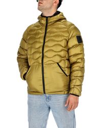 Refrigiwear - Hommes Explorer Jacket 22Airm0G07601Ny01830000 Doudoune Verte Avec Fermeture Eclair Et Capuche - Lyst