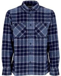 Carhartt - Shirt Met Lange Mouwen L/Jared Shirt Jared Geruit/Stormblauw - Lyst