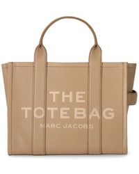 Marc Jacobs - The Leather Medium Tote Camel Handbag - Lyst