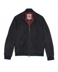 Baracuta - Mantel Harrington G9 Suede Winter - Lyst