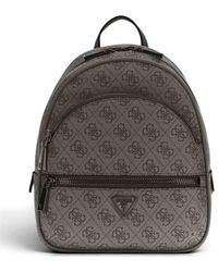 Guess - Manhattan Ii Backpack Coal Logo - Lyst