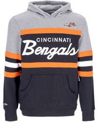 Mitchell &amp; Ness - Sudadera Con Capucha Para Hombre Nfl Headcoach Sudadera Con Capucha Cinben Negro - Lyst