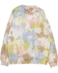 Obey - Lightweight Crewneck Sweatshirt Mini Bold Recycled Tie Dye Crew Specialty Fleece - Lyst