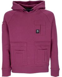 5TATE OF MIND - Retrofuture Combat Hoodie Morado Sudadera Con Capucha Para Hombre - Lyst