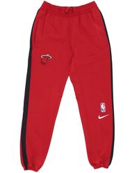 Nike - Pantalon De Survetement Pour Hommes Nba Dri-Fit Showtime Pant Miahea Tough Rouge/Noir/Blanc - Lyst