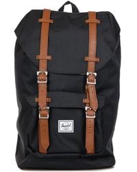 Herschel Supply Co. - Little America Mid Volume Backpack/Tan Synthetic Leather - Lyst