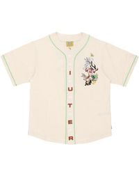 Iuter - Camisa De Beisbol Looney Tunes Para Hombre Abrigo Con Botones Color Crema - Lyst