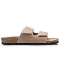 SELECTED - Sandals Slmbastian Suede Sand - Lyst